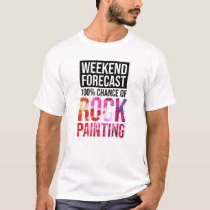 Camiseta Previsão de fim de semana 100% de chance de pintu