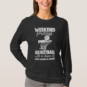 Camiseta Previsão de fim de semana Basquete sem chance Hom