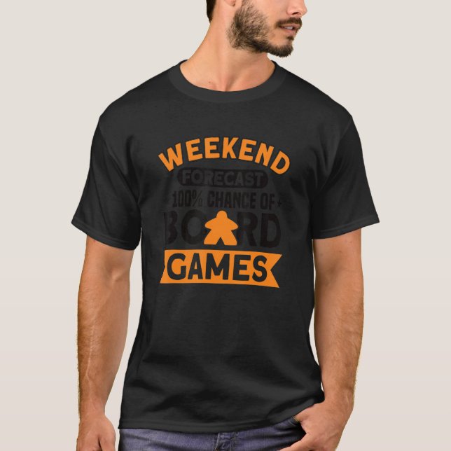 Camiseta previsão de fim de semana conselho game gamer tabl (Frente)
