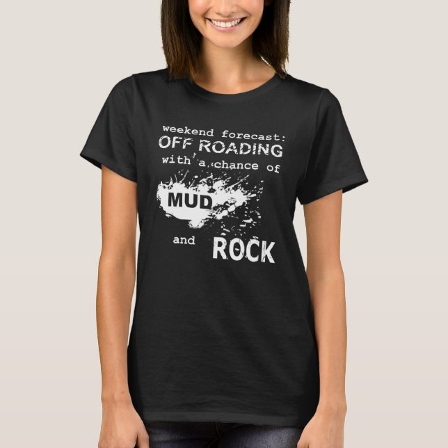 Camiseta Previsão de Fim de Semana fora da Rotulagem (Frente)