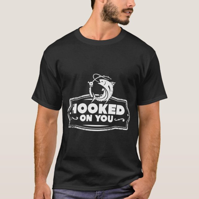 Camiseta Previsão de fim de semana para pesca. (Frente)