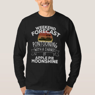 Camiseta Previsão de fim de semana passeio de pontão C chan