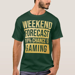 Camiseta Previsão De Fins De Semana Incrível E Engraçada De