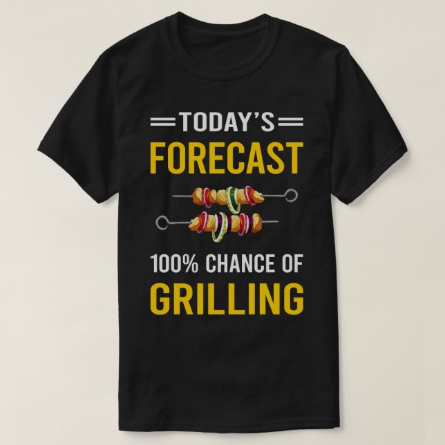 Camiseta Previsão de Hoje (Frente do Design)