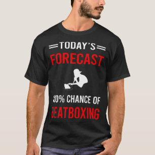 Camiseta Previsão de Hoje Batida Caixa Beatboxing Beatbox