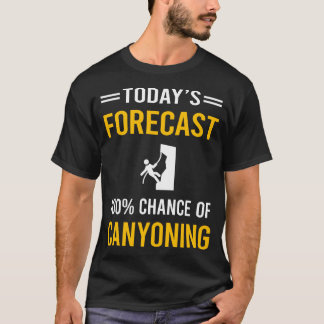 Camiseta Previsão de Hoje Canyononering