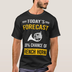 Camiseta Previsão de Hoje Corne Francês