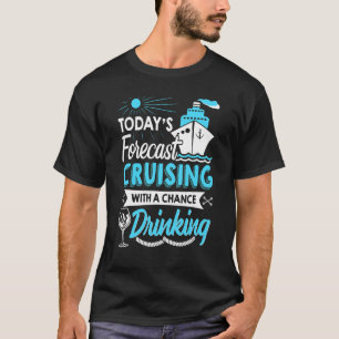 Camiseta Previsão De Hoje Em Cruzamento Com Possibilidade D