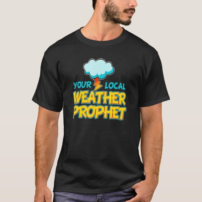 Camiseta Previsão de Tempestades Meteorológicas Profetas Me (Frente)