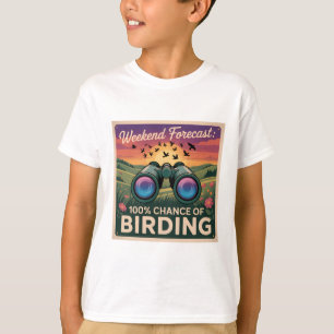Camiseta Previsão do Fim de Semana: 100% de Chance de Anive