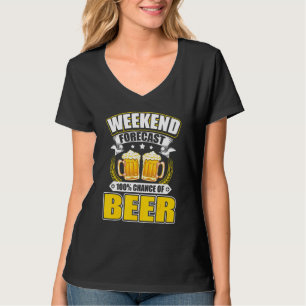 Camiseta Previsão Do Fim De Semana 100% De Possibilidade De