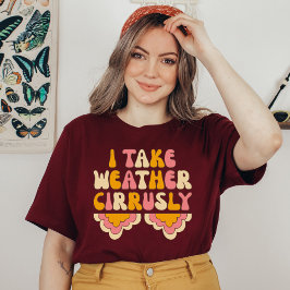 Camiseta Previsão do tempo, Meteorologia Engraçada, Meteoro