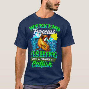 Camiseta Previsão Semanal Da Pesca Com Possibilidade De Cap