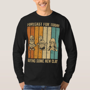 Camiseta Previsões da Nave Engraçada de Jardinagem Gnomo Ho