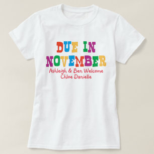 Camiseta Previsto Em Novembro
