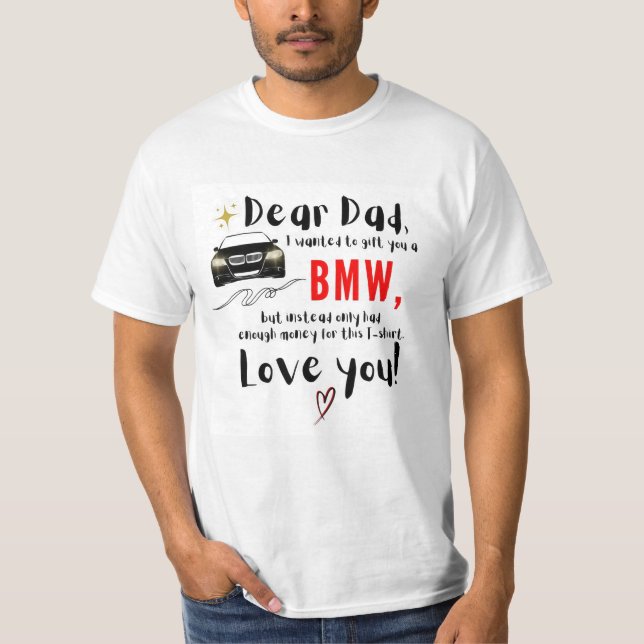 Camiseta Prezado Pai e BMW (Frente)