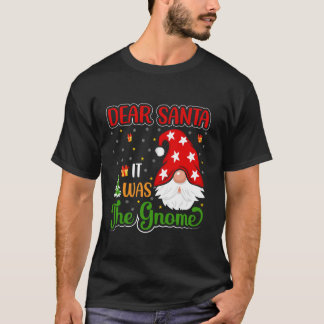 Camiseta Prezado Papai Noel Era O Gnome 