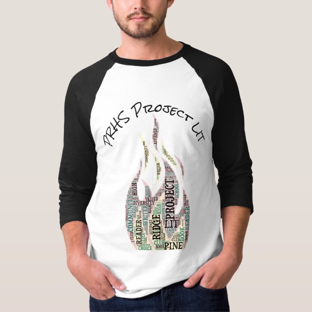 Camiseta PRHS ProjectLIT Book Club Raglan T-Shirt (Frente)