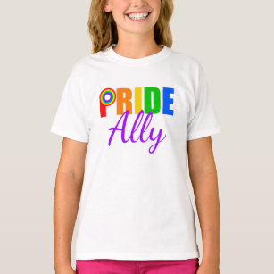 Camiseta Pride Ally Gay Hetero Alliance Rainbow LGBT Kids