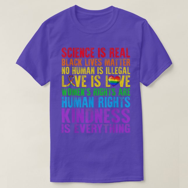 Camiseta Pride BLM Science é real Black Livres, importante  (Frente do Design)