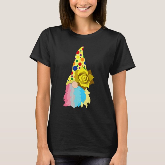 Camiseta Pride Month Gnome Protest Flag Lgbt Proud (Frente)