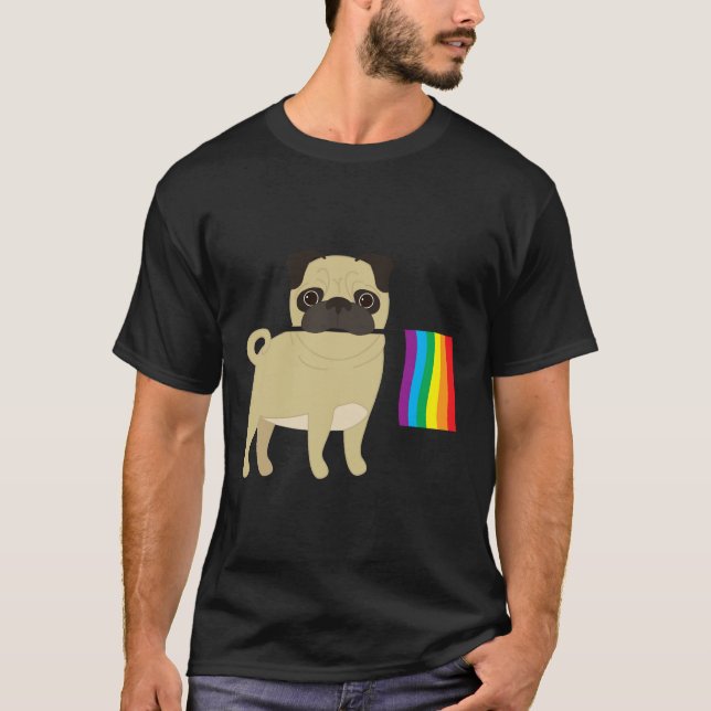 Camiseta Pride Pug 353 (Frente)