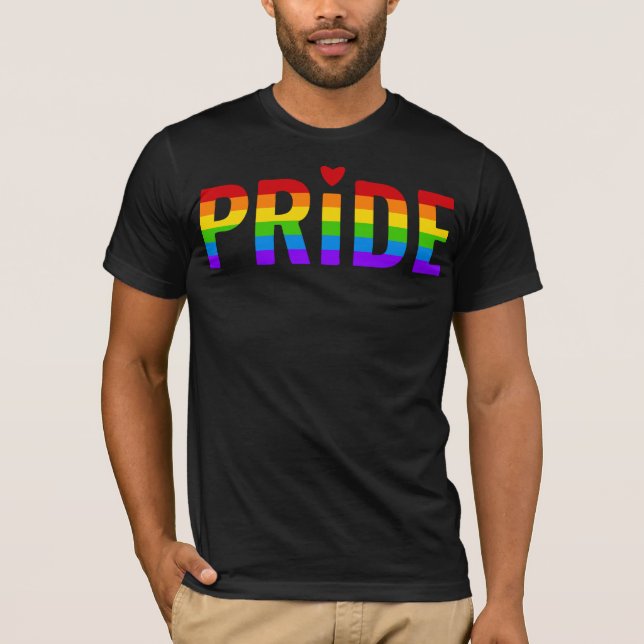 Camiseta PRIDE Rainbow Cores Diversidade e Unidade (Frente)