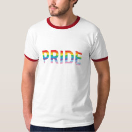 Camiseta PRIDE Rainbow LGBTQIA Flag, Legal Ringer T-Shirt