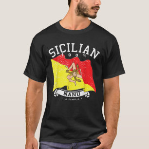 Camiseta Pride Siciliano Nanu Avô, Pai Family Gea
