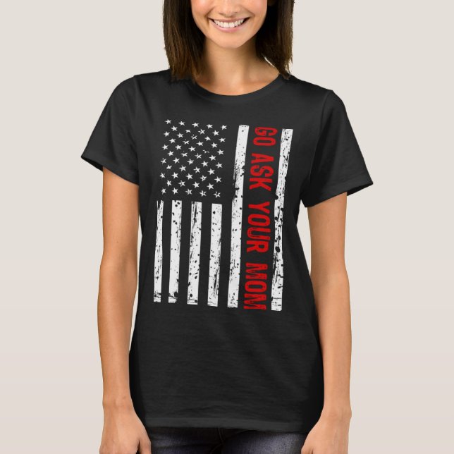 Camiseta Pride USA Flag & Father's Day Dad Grandpa Family M (Frente)