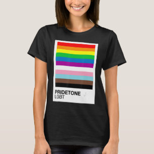 Camiseta Pridetone Colors Gay Love LGBTQ+ Cute Aestic