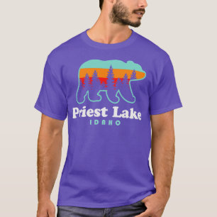 Camiseta Priest Lake Idaho Camping Bear Spokane Washington