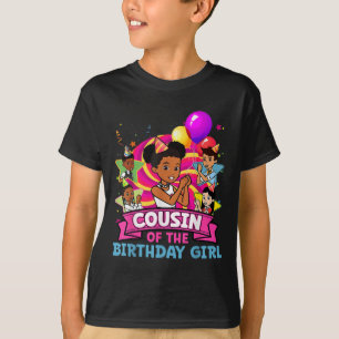 Camiseta Prima A Boneca Rosa da Festa de Aniversário da Men