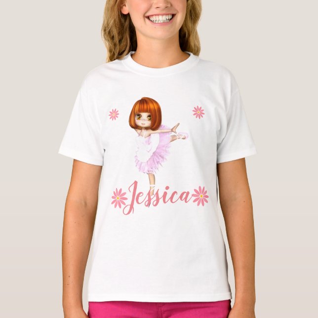 Camiseta Prima Ballerina Personalizada (Frente)