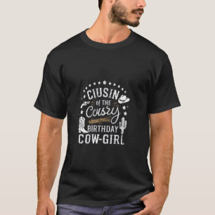 Camiseta Prima da Vaqueira de Aniversário Rodeio Vaqueira N