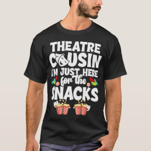 Camiseta Prima do Teatro Atriz do Teatro Divertida Prima do
