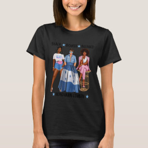 Camiseta Prima Hondurenha Africana Bandeira Das Mulheres De