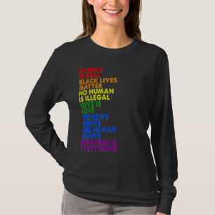 Camiseta Prima Lgbt Science É Real Blm Love Is Love Les G