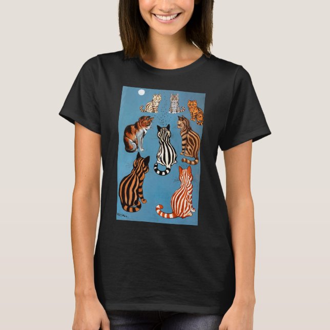 Camiseta Primadonna da noite, Louis Wain (Frente)