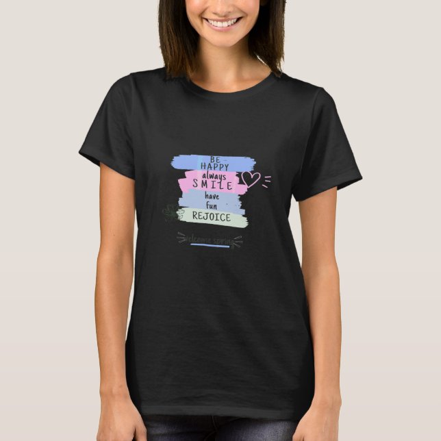 Camiseta Primavera alegre (Frente)
