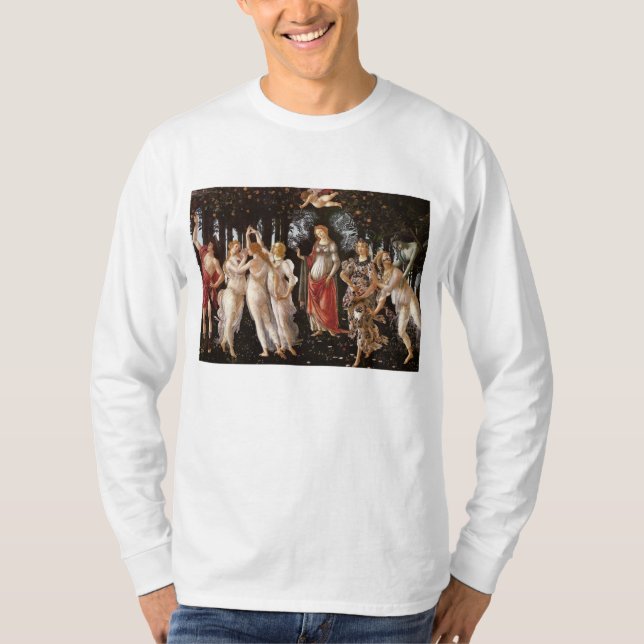 Camiseta Primavera, Botticelli (Frente)
