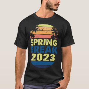 Camiseta Primavera Break 2023 Família Spring Break Sunset 2