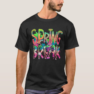 Camiseta Primavera Break 2023 Família Spring Break Sunset 2