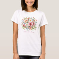 Primavera com flores em chamas Feliz Dia de as mãe