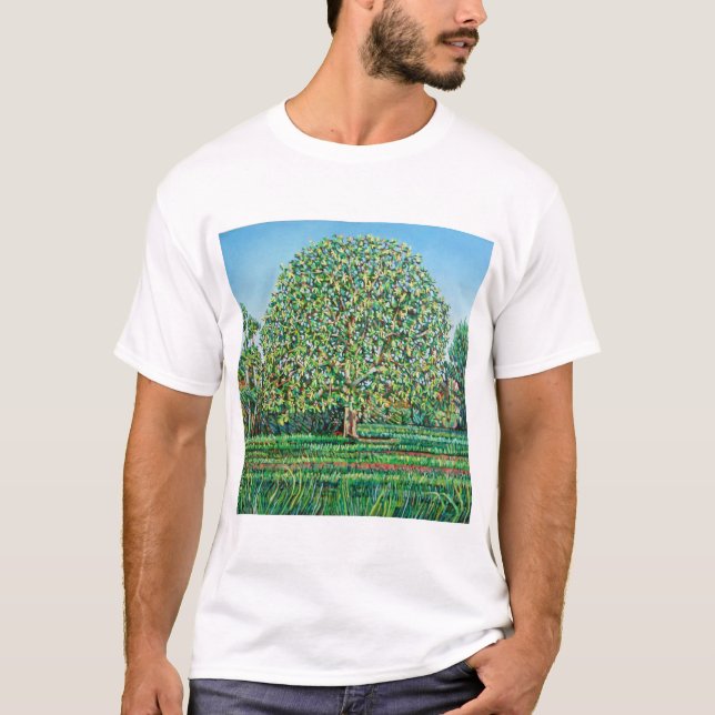 Camiseta Primavera da árvore do arco (Frente)