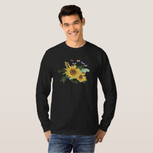 Camiseta primavera de girassol