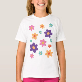Camiseta Primavera de Páscoa de Flores