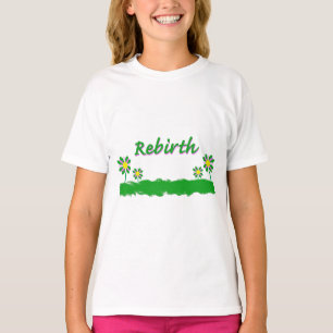 Camiseta primavera de renascimento simples design