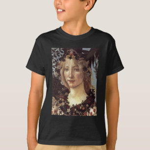 Camiseta Primavera (detalhe - flora, deusa do primavera)