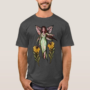 Camiseta Primavera Fairy Art Springtime Daisy